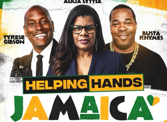 Tyrese and Busta Rhymes teamed up for “Helping Hands for Jamaica.”